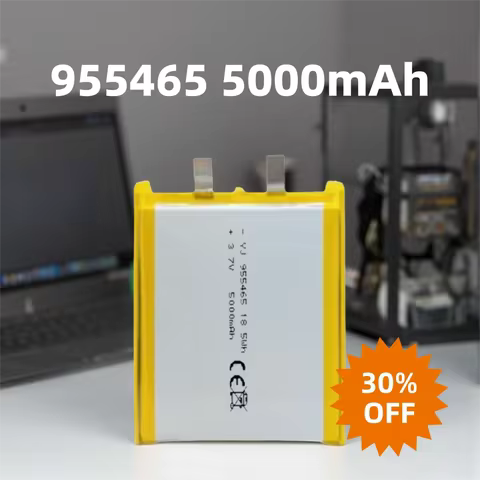 955465 Li-Polymer Battery Module 3.7V 5000mAh High Safety Long Lifespan Power Source for Portable El