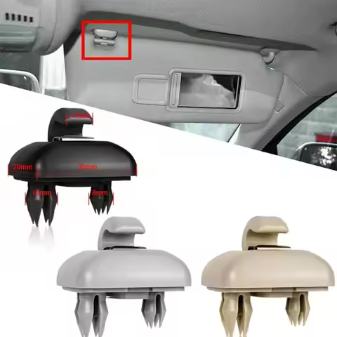 Car Sun Visor Retainer Hook Fastener Clip Holder Bracket for Audi A1 A3 A4 A5 Q3 Q5(8E0 857 562)A7 B