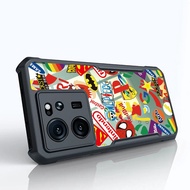 Colored Pattern Shockproof Case Xiaomi 13T Pro 12T 11T 10T Mi 13 11 Lite 4G 5G Casing Transparent Acrylic Cover