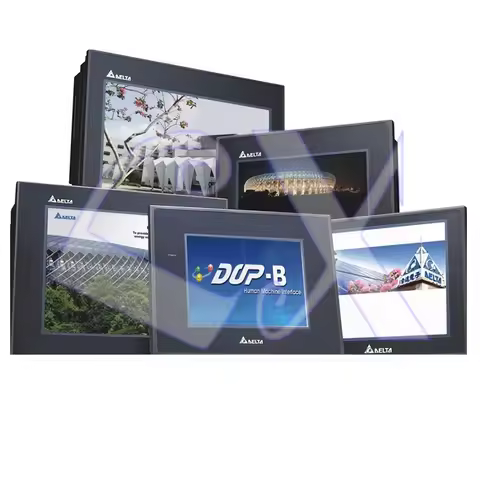 Delta Original TP70P-21EX1T TP70P-21EX1R 24VDC 8DI 8DO 2AI 1AO 2PT 7-Inch Touch Panel HMI with Built
