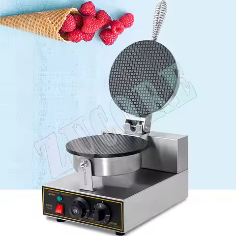 Commercial Ice Cream Cone Machine Waffle Crust Machine Crispy Crust Machine Cone Machine Ice Cream C