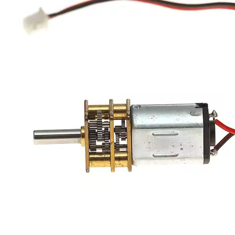 N20 Miniature DC Metal Gear Motor 3V 3.7V 5V 6V 50-98RPM Low RPM High Torque 4WD Car Electric Screwd