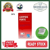 LIVIPIDS FORTE 50'S (EXP 02/2027) | VEGETABLE CAPSULES | LIVER TONIC