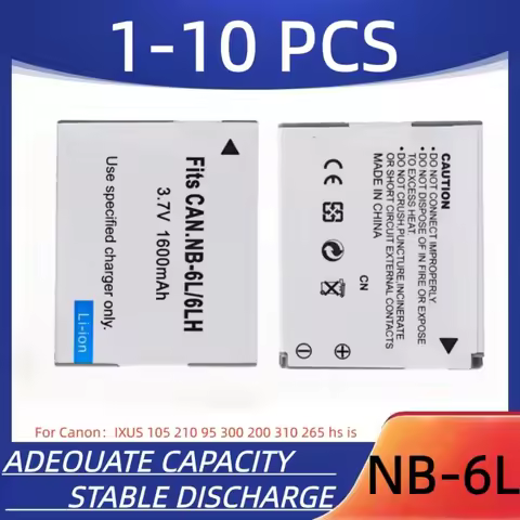 NB-6L 1600mAh digital camera battery suitable for Canon SX700 SX710 SX700HS S120 S110 SX170 IS S200 