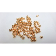 3mm, 4mm, 6mm Toho Gold Round Seed Beads / Manik Emas_Size 3 mm & 6 mm - 10 GRAM