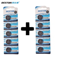 Beston 3V Pack of 5 CR2025 And CR2032 Button cell Non-Rechargeable Lithium Battery