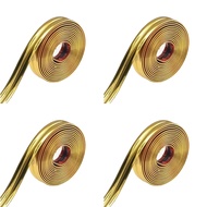 4X PVC Tape Furniture Edge 5M Corner Protector Self-Adhesive Decorative Strips Gold Buffer Protect S