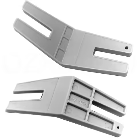 2Pcs Sewing Tools Button Clearance Plate Button-Reed Hump Jumper Presser Feet 413105601 Fit All Brot