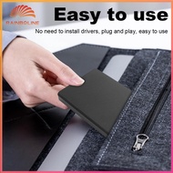 (rain)  SATA SSD Enclosure External SSD Case Tool Free Hard Drive Case for 2.5 Inch SSD