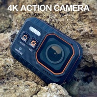 CERASTES Action Camera 4K60FPS Wifi Remote Control 30M Waterproof 170° Wide Angle Action Camera Dash Cam Go Sport Camera Pro