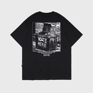 Epidemic T-Shirt American Cotton 20s Votes Black