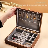 [Multifunctional] Single-layer jewelry box, jewelry storage box, exquisite high-end jewelry box, rin