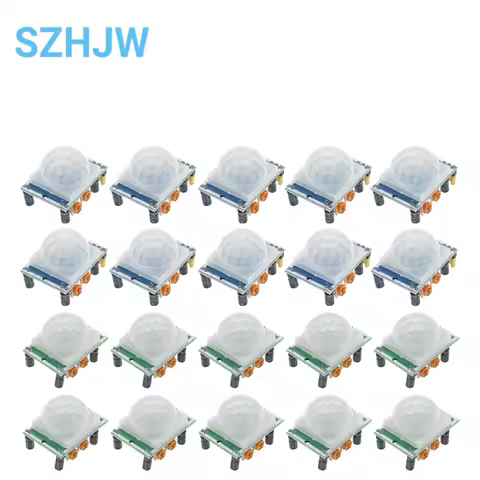 1-10PCS HC-SR501 Adjust IR Pyroelectric Infrared PIR Motion Sensor Detector Module Motion Sensor Det