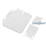 For 2DS Clear Plastic Crystal Case Anti Scratches for Nintendo 2DS Game Console [countless.my]