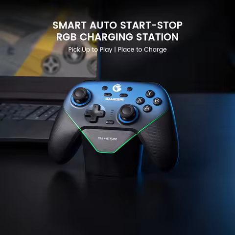 New GameSir Super Nova Wireless Game Controller T4N Pro Gamepad Hall Effect Sticks Analog Triggers f