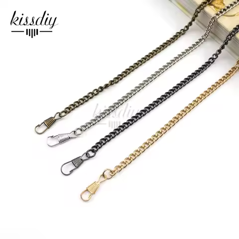 20pcs/lot 120cm DIY Silver Metal Purse Frame Chains Straps Bag Sewing Sewer Craft Accessories FF28-1