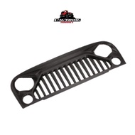 Part REMOTE CONTROL GRILL ANGRY FACE JEEP WRANGLER RUBICON JK RC Accessories 1/10 SCX10