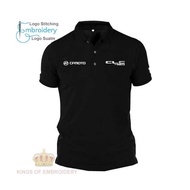 Polo Shirt Baju Classic T logo Embroidery CFMOTO CLC450 Cruiser Bike Does Not Shrink No Wrinkles