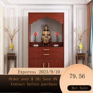 🌈Buddha Niche Altar Modern Style Household Minimalist Buddha Shrine Shrine Rack Altar Economical God Position Worship Ta
