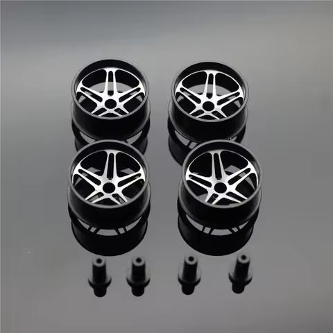 Middle Diameter Lightweight Wheels Self-made Parts For Tamiya MINI 4WD Colored Wheel w/Aluminum Disc