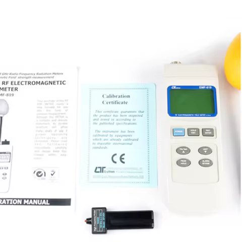 LUTRON EMF819 0-9.9999mW/m2,0-99.999W/m2,0-199.99V/m2, 3 Axis RF Electromagnetic Field Meter