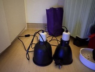 爬蟲燈具及 UVB 10.0 燈泡連溫控