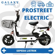 Sepeda Listrik Merk Prostreet Electric Bike - Putih