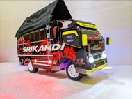 MINIATUR TRUK OLENG TERLARIS, MINIATUR TRUK OLENG, MINIATUR TRUK KAYU, MINIATUR TRUK FULL LAMPU