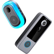 Smart WiFi Doorbell Camera 2025 – AI-Powered Security with 24/7 Real-Time Alerts, Full-Color Night V