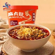 麻六記 酸辣粉 [杯麵]  (256g ) 即食粉絲 酸辣雜錦杯麵 酸辣什錦粉 红薯粉 冲泡方便速食粉丝米线夜宵【 平行進口】