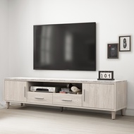 [特價]直人木業-LEO北歐風系統板桌面181公分電視櫃