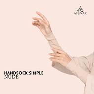AYUNAR Handsock Simple Max handsock muslimah Panjang 19 inch sesuai dipakai bersama baju lengan pend