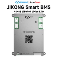 JK BMS Active Balance 4S 12V 5S 6S 7S 8S 24V LiFePo4 Li-ion LTO 100A 200A JIKONG Smart BMS with BT