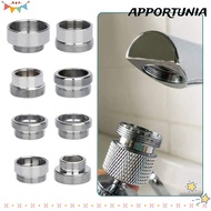 APPORTUNIA Water Filter Adapter, With Washer Metal Faucet Adapter Set,  18/20/22/24mm To 22mm Faucet