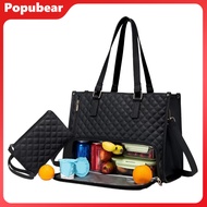3-in-1 Tote Bag Backpack Lunch Bag Women Insulated Lunch Tote 15.6 Inch Laptop Compartment Lunch Pou