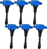 GP POWER IGNITION COIL UF550 22448JA10C 22448-JA10A UF-550 SET OF 6 COMPATIBLE WITH INFINITI EX35 FX
