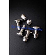 Stainless Steel M8 Bolt Nut Aluminium Gate Panel / M8×25/M8×30/M8×35/M8×40