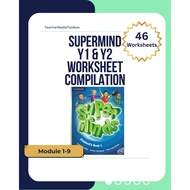 (SOFTCOPY PDF) Year 1 and Year 2 Supermind based worksheet compilations (46 worsheets,module 1-9)