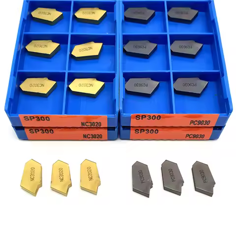 SP200 SP300 SP400 PC9030 NC3020 NC303 Grooving Cutting Tool Turning Insert High Quality Carbide Inse