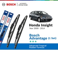 Bosch Advantage U Hook Wiper Set for Honda Insight ZE 2nd Gen (26"/17")