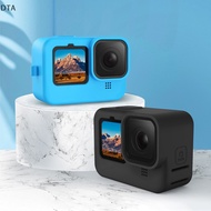 DTA For Gopro Hero 9 10 11 12 Black Accessories Case Protective Soft Standard Housing Rubber Silicone Shell Protector For Gopro Hero DT