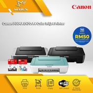 Canon Pixma E470 Black / Grey / Green All In One Wireless A4 Color Inkjet Printer ( Print Scan Copy 