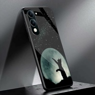 HP Glitter Glass Phone Case For Vivo Y04 Y04T - Infinix Vivo Y04 Y04T Phone Case - K34