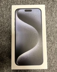 原封 iphone 15 pro max 256gb 藍色 blue titanium