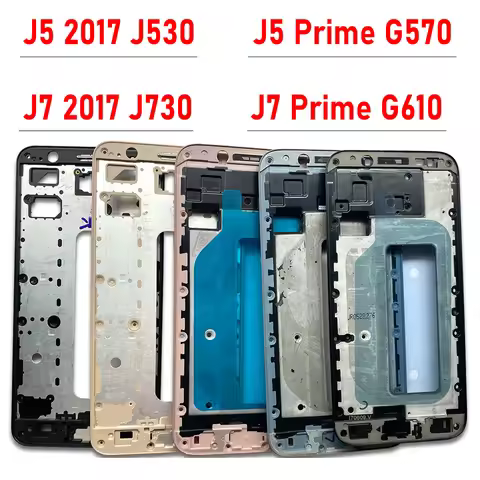 NEW Housing LCD Front Frame chaiss Cover Middle Frame Replacement Parts For Samsung J5 J7 2017 J530 