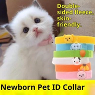 Newborn Pet Identification Collar Kitten Little Milk Cat Collar Identification Collar Puppy Collar C