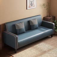 Small Apartment Tech Fabric Sofa Art Living Room Light Luxury Simple Double No-Wash Three-Person Sma