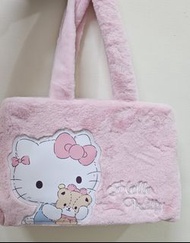 711 2024福袋 hello kitty絨毛托特包