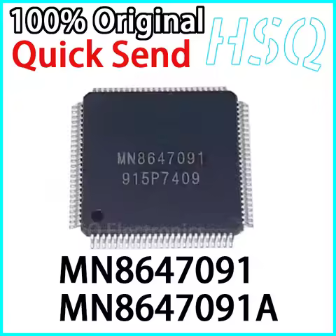 1PCS New Original MN8647091 MN8647091A Packaged QFP-100 High-definition Display Chip in Stock
