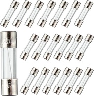 BOJACK 5x20mm 8A 8amp 250V 0.2x0.78 Inch F8AL250V Fast-Blow Glass Fuses (Pack of 20)